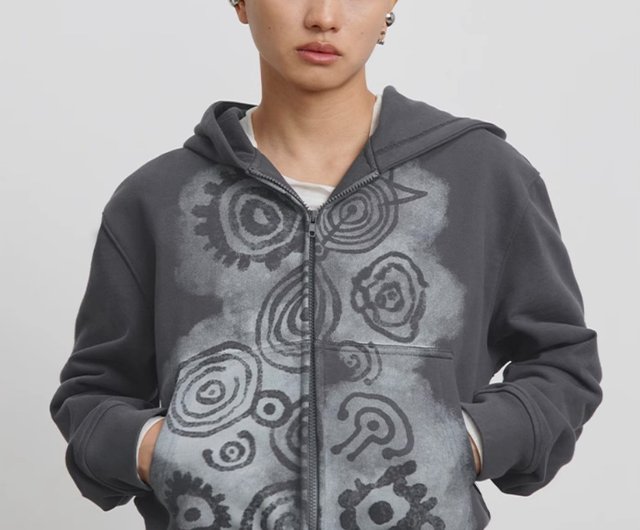 Petroglyph Print Hoodie - Shop CONP: Citizen of No Place Unisex