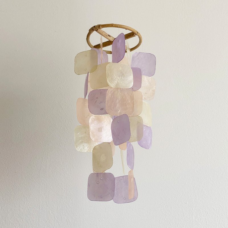 DIY-KIT | Poland Boutique-Sunshine(S)-Square| Shell Wind Chime Mobile |#0-342 - 其他 - 貝殼 橘色