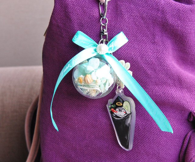 Customized ball key ring charm-ball key ring charm - Shop 1212tw Keychains  - Pinkoi