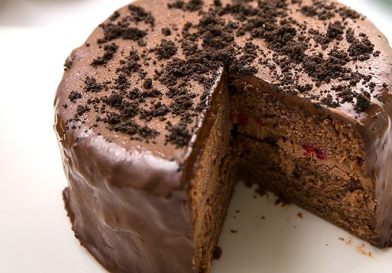 ワイルドベリーチョコレートケーキ - キッシュ・パイ - 食材 