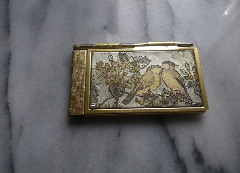 [OLD-TIME] Early Japanese exquisite hand-carved note paper and pencil case - กล่องเก็บของ - วัสดุอื่นๆ 