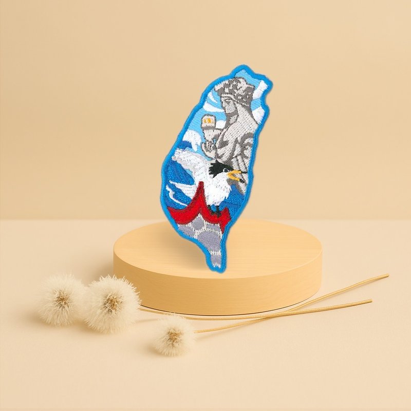 【台灣特色】馬祖 | 刺繡磁鐵 | 禮物 | 文創 | 紀念品 - 磁鐵 - 繡線 