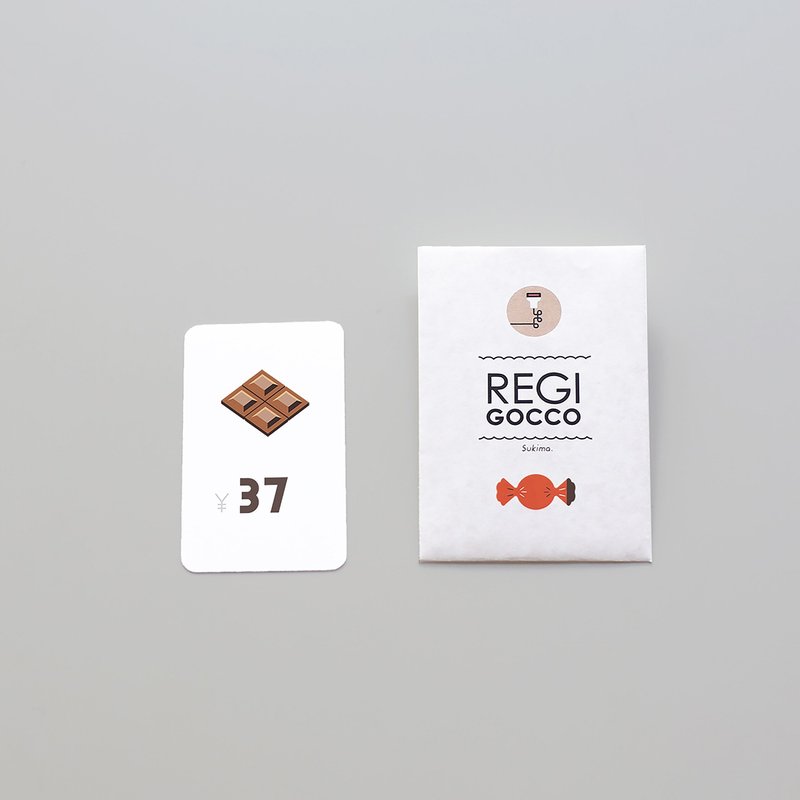 regi gocco card SNACK / レジごっこカード　おかし - 寶寶/兒童玩具/玩偶 - 紙 