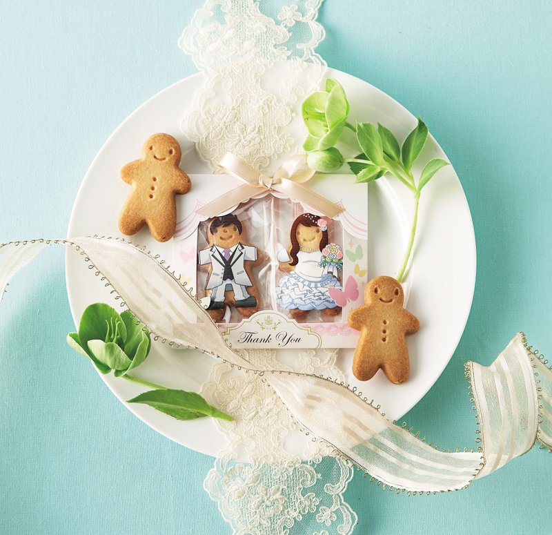 2024 Wedding Recommended Wedding Blessings Humanoid Cookies Itsumademo yoroshi cookie - ขนมคบเคี้ยว - พลาสติก หลากหลายสี