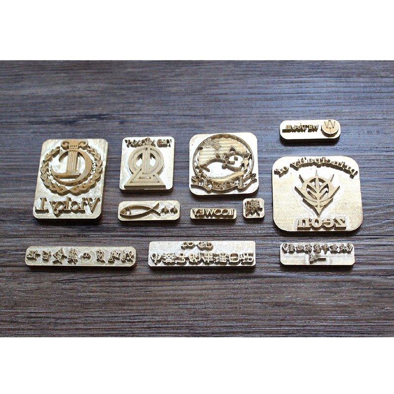 Customized pattern or special font mold cost - Stamps & Stamp Pads - Other Metals 
