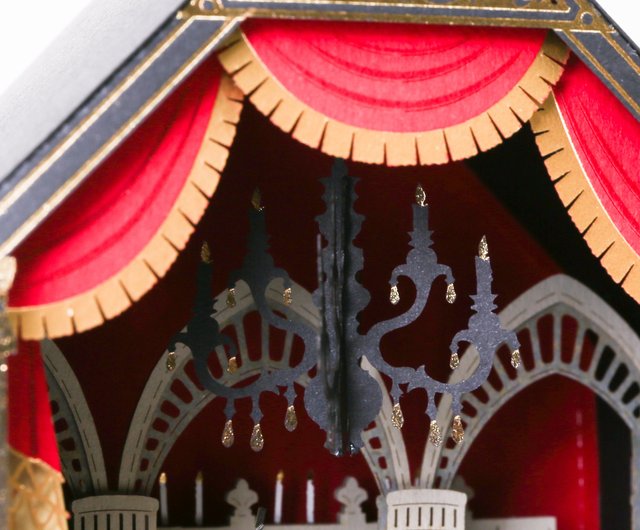 紙の風景】オペラ座の怪人ペーパーモデル吊り下げ素材パック