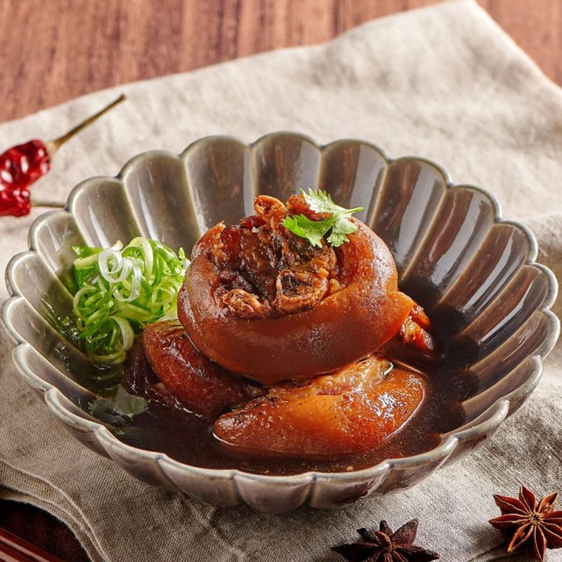 【溫國智主廚】常溫花生豬腳 400g/包 x6包 - 水餃/滷味/熟食 - 新鮮食材 咖啡色