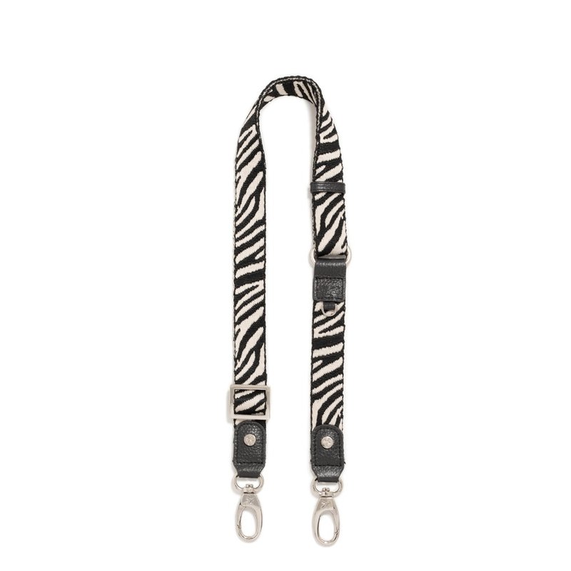 HOPE Zebra-print woven thin adjustable straps - light linen - Other - Other Materials Multicolor