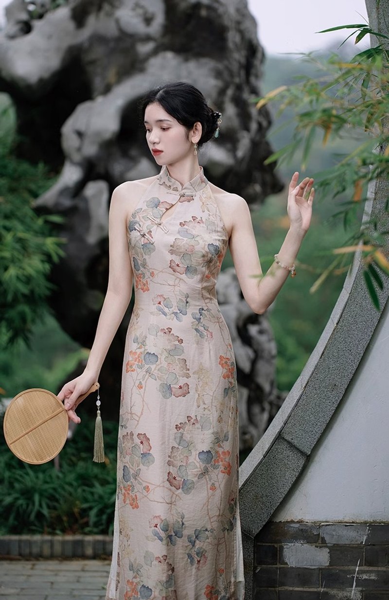 Changting Chinese style modified cheongsam - One Piece Dresses - Other Materials 