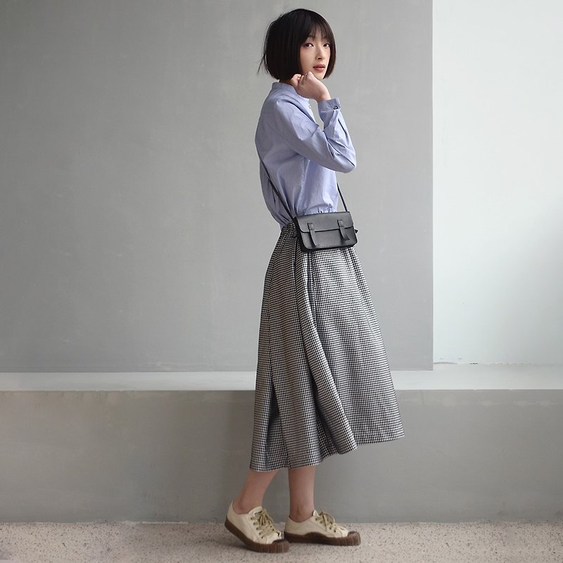 Japanese black and white mesh skirt|skirt|spring style|polyester fiber|Sora-249 - Skirts - Polyester 