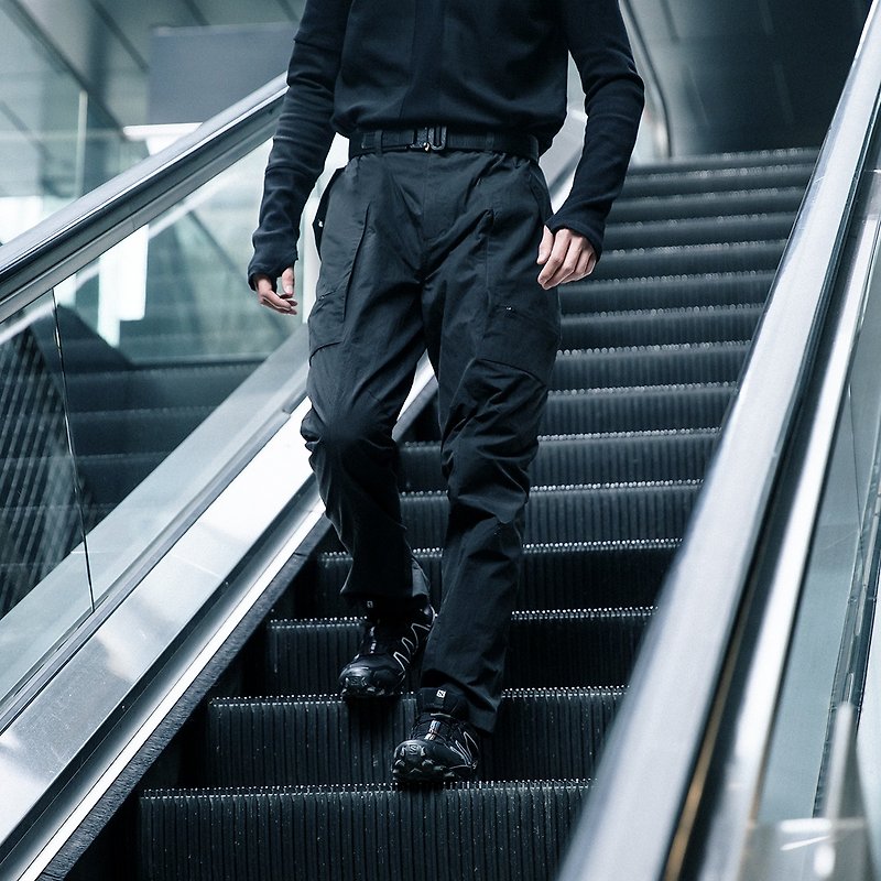 Nylon Men's Pants Black - DARTW Men's NYCO Tactical Pants Multi Pockets Cargo Pants Fashion Track Trousers