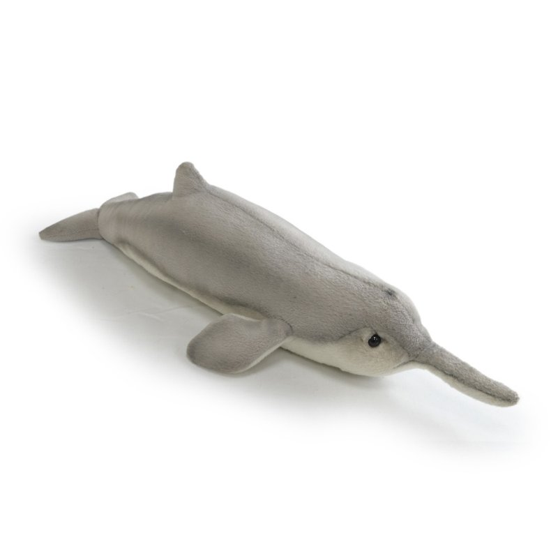 Hansa 6793-Baiji dolphin 52 cm - Stuffed Dolls & Figurines - Eco-Friendly Materials Silver