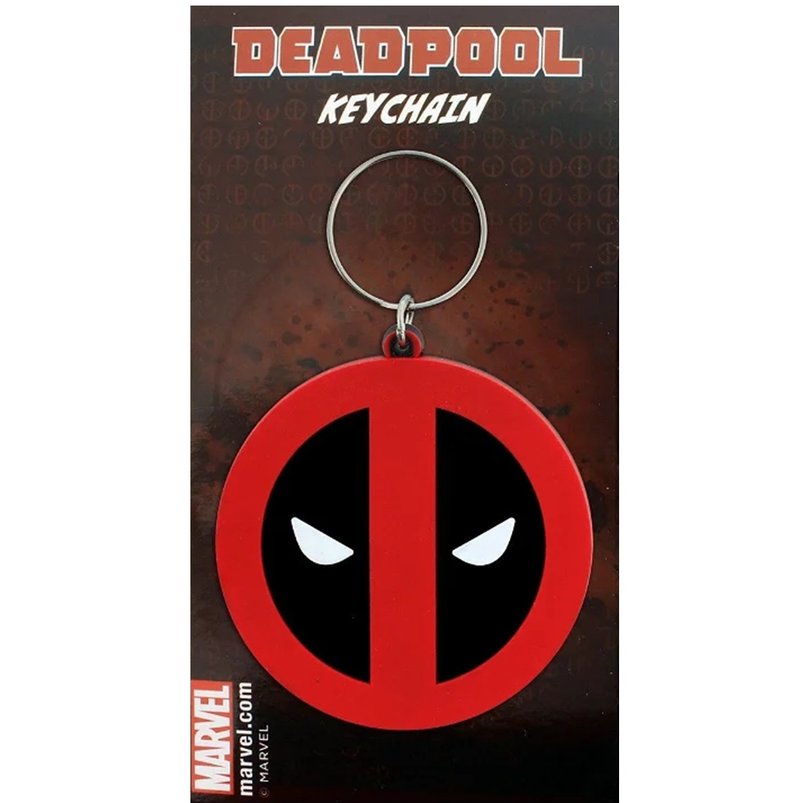 【漫威】死侍Q版大頭鑰匙圈/Deadpool - 鑰匙圈/鑰匙包 - 橡膠 多色