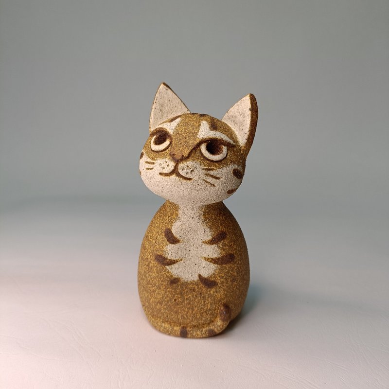 跩貓/陶藝品/原創 - 擺飾/家飾品 - 陶 