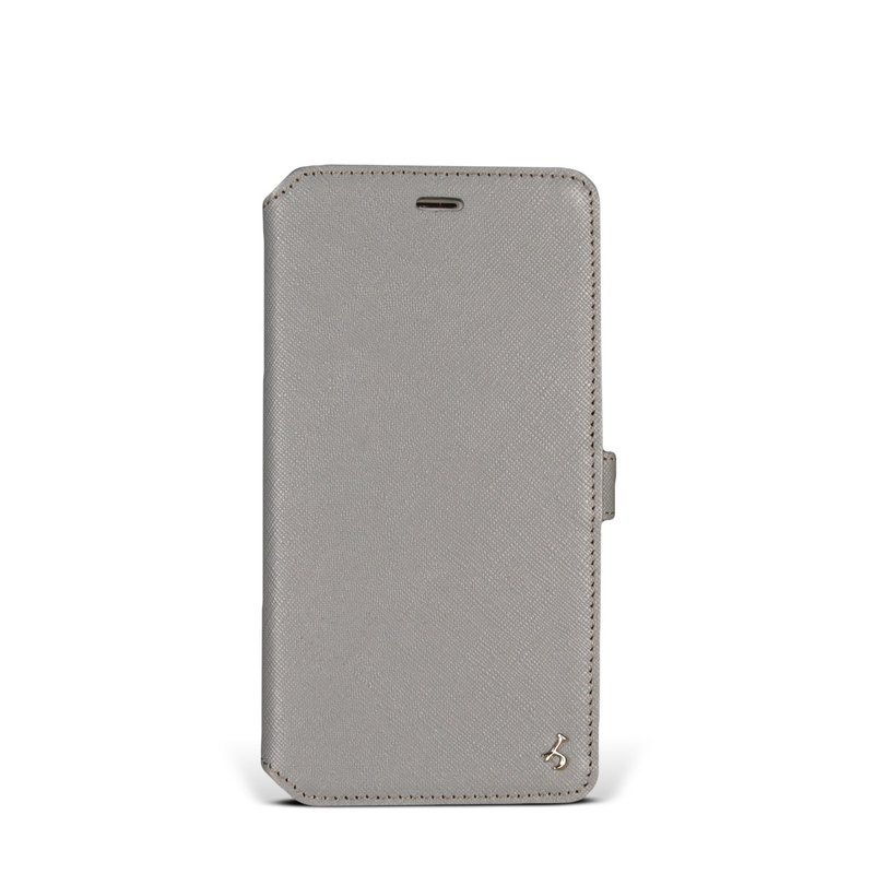 i8 Plus / i7 Plus (5.5吋) Style 08072 硬殼式側翻皮套 現貨 - 手機殼/手機套 - 真皮 灰色