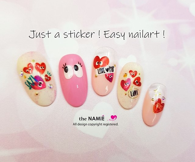 【DIY Nail Art】Hey Look Nail Art Decorative Art Sticker Hello Cute