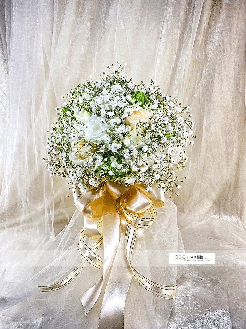 新娘捧花 / 鮮花 - 乾燥花/永生花 - 植物．花 白色