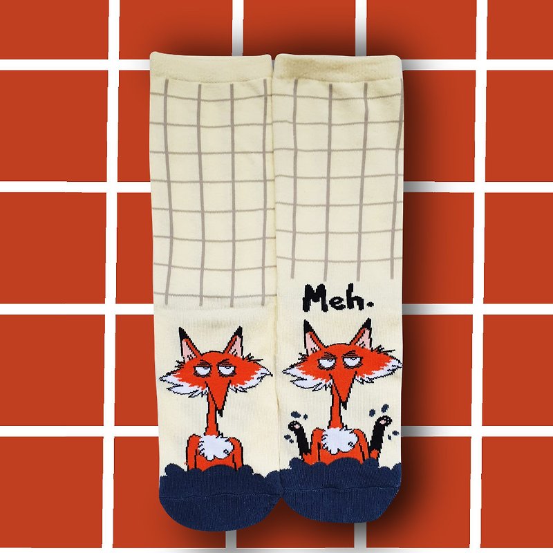 Meh fox socks - Other - Cotton & Hemp Orange