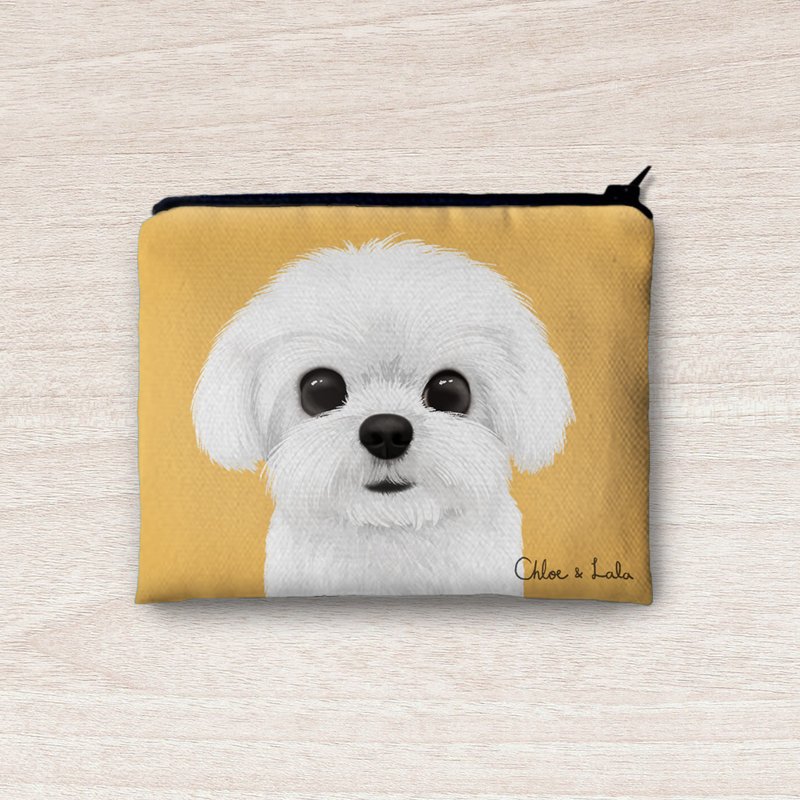 經典汪喵零錢包 - 微笑瑪爾濟斯 - 零錢包/小錢包 - 聚酯纖維 黃色