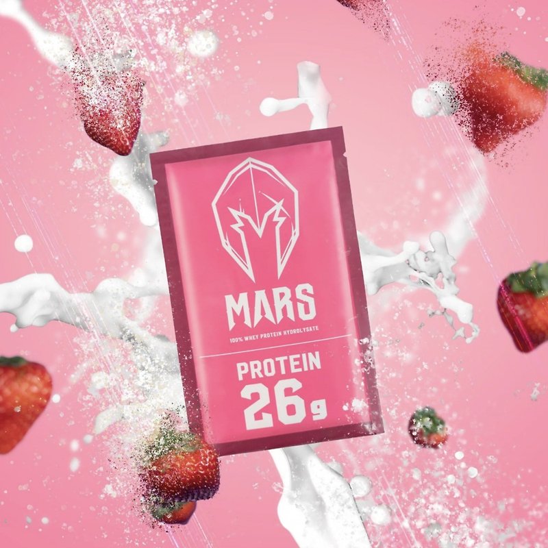 Ares MARS Hydrolyzed Whey Protein Strawberry Milk - อาหารเสริมและผลิตภัณฑ์สุขภาพ - สารสกัดไม้ก๊อก 