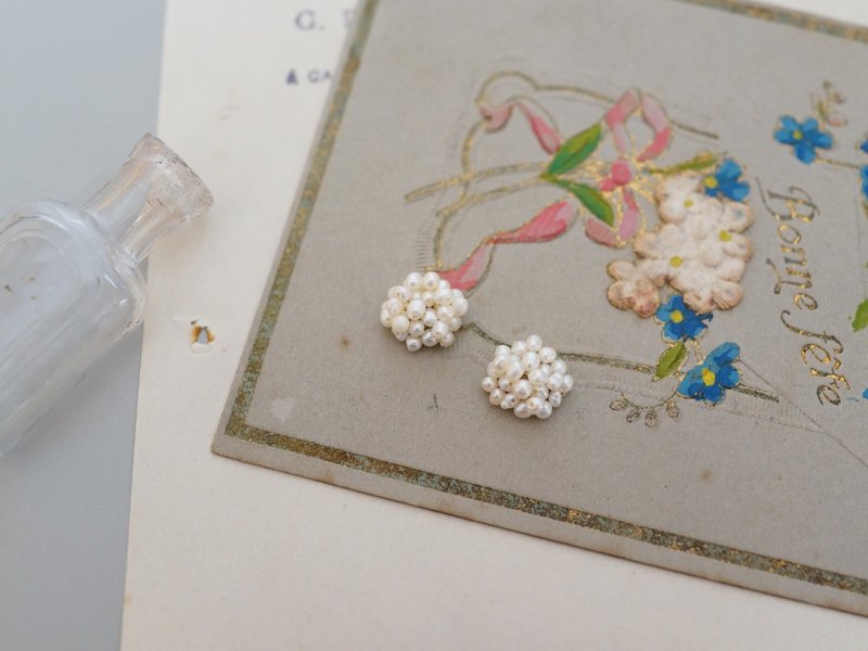 Pinkoi 代購 - puchipuchi pierce 淡水珍珠 - 戒指 - 其他金屬 白色