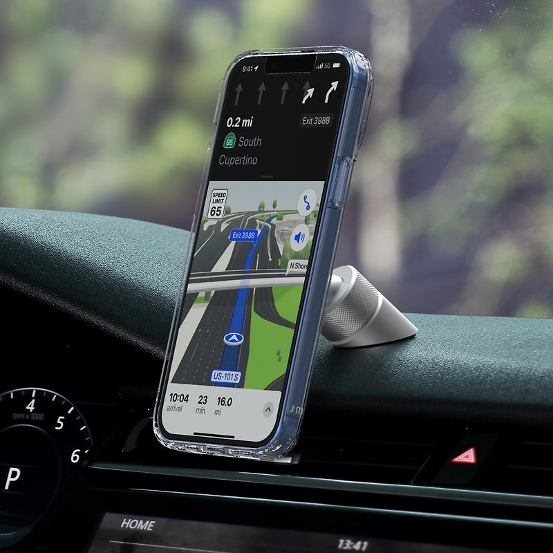 AluDisc Go Car Mount (MagSafe compatible) - อุปกรณ์เสริมอื่น ๆ - อลูมิเนียมอัลลอยด์ สีเงิน