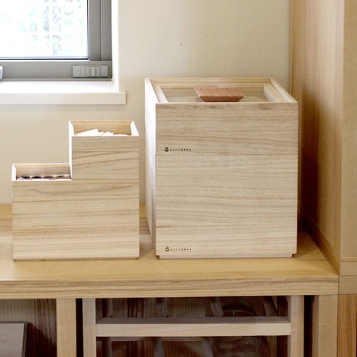 Paulownia Wood Rice Storage Komebitsu Box 11lb – iimono