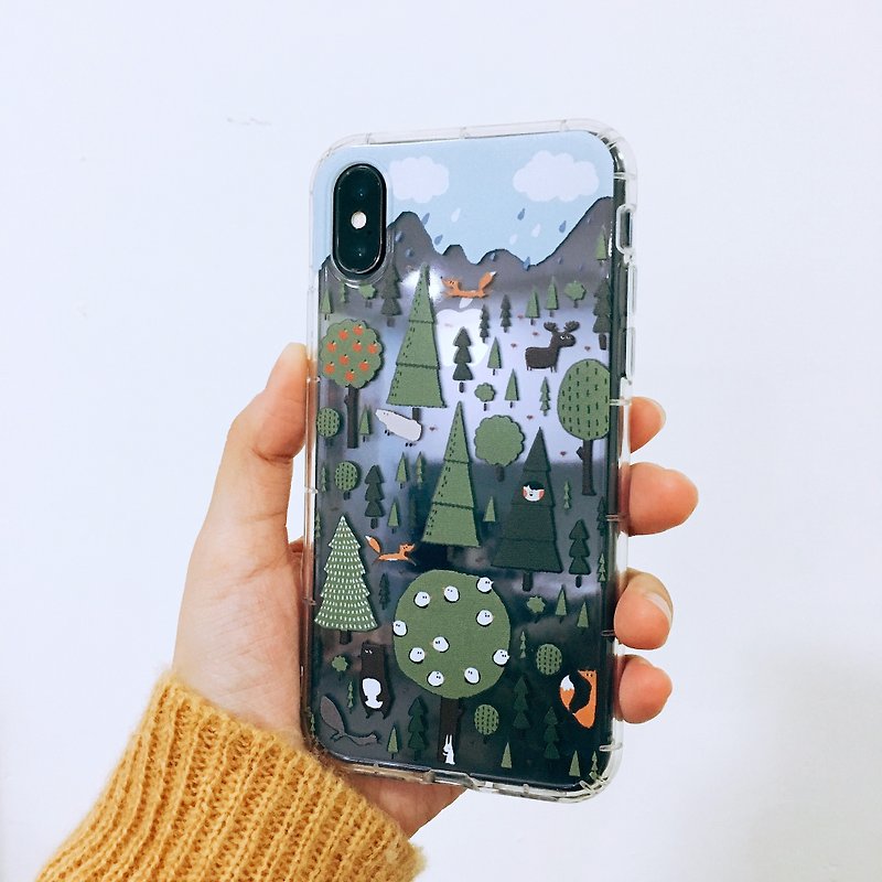 森林探險家/ 手機殼 - 手機殼/手機套 - 塑膠 綠色