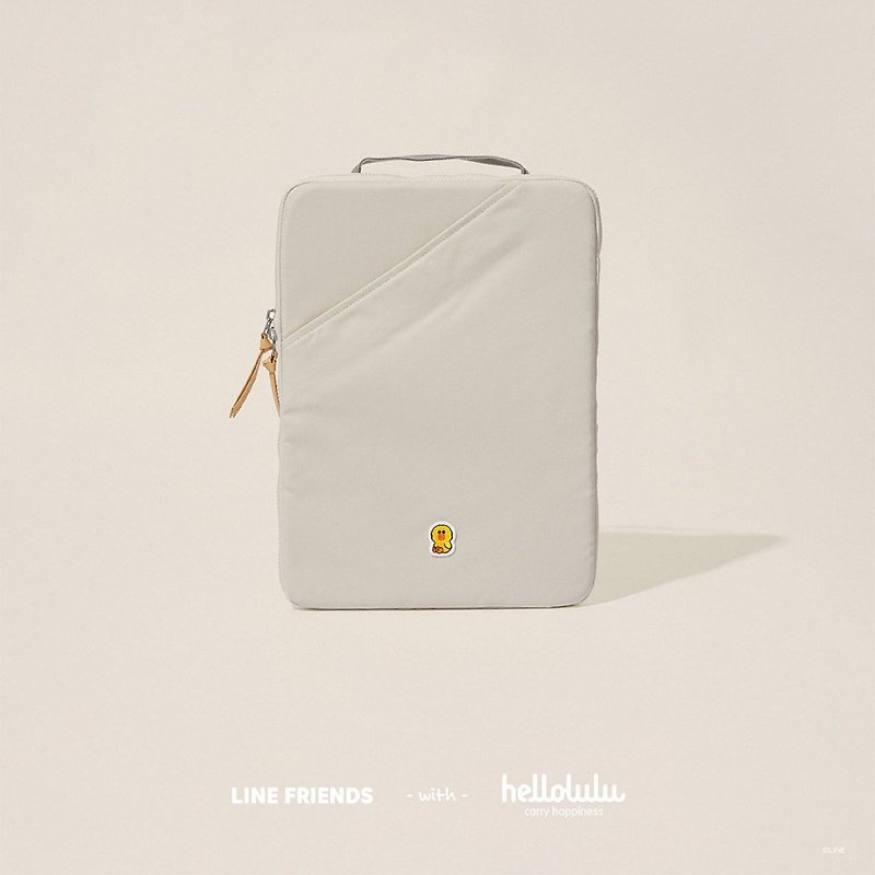 EILIF (BROWN & FRIENDS EDITION) 16" 3-Purpose Eco-Friendly Laptop Bag | SALLY - Laptop Bags - Nylon Gray