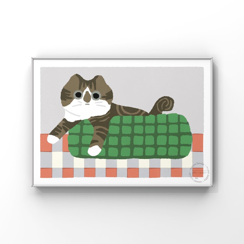 にゃにゃにゃNOBI  - 印刷畫/掛畫/海報 - 海報/掛畫/掛布 - 紙 卡其色