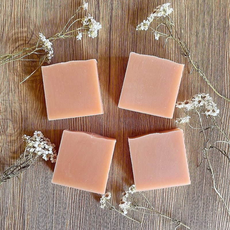 Pure純粹手工皂-山茶花皇后髮皂 - 肥皂/手工皂 - 植物．花 粉紅色