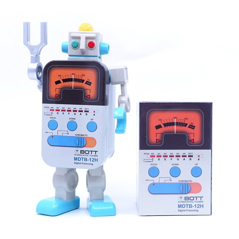 Tuner TinBot Musician Designer - ตุ๊กตา - โลหะ สีกากี