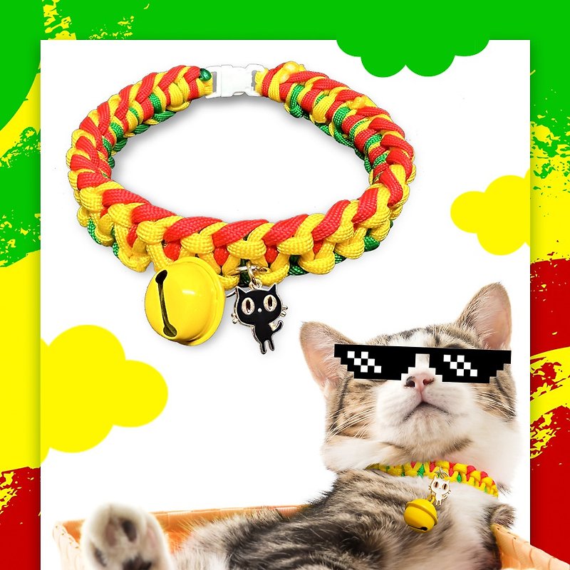 T2 Collar Handcrafted Cat Collar Dog Collar Pet Collar - 貓狗頸圈/牽繩 - 其他材質 