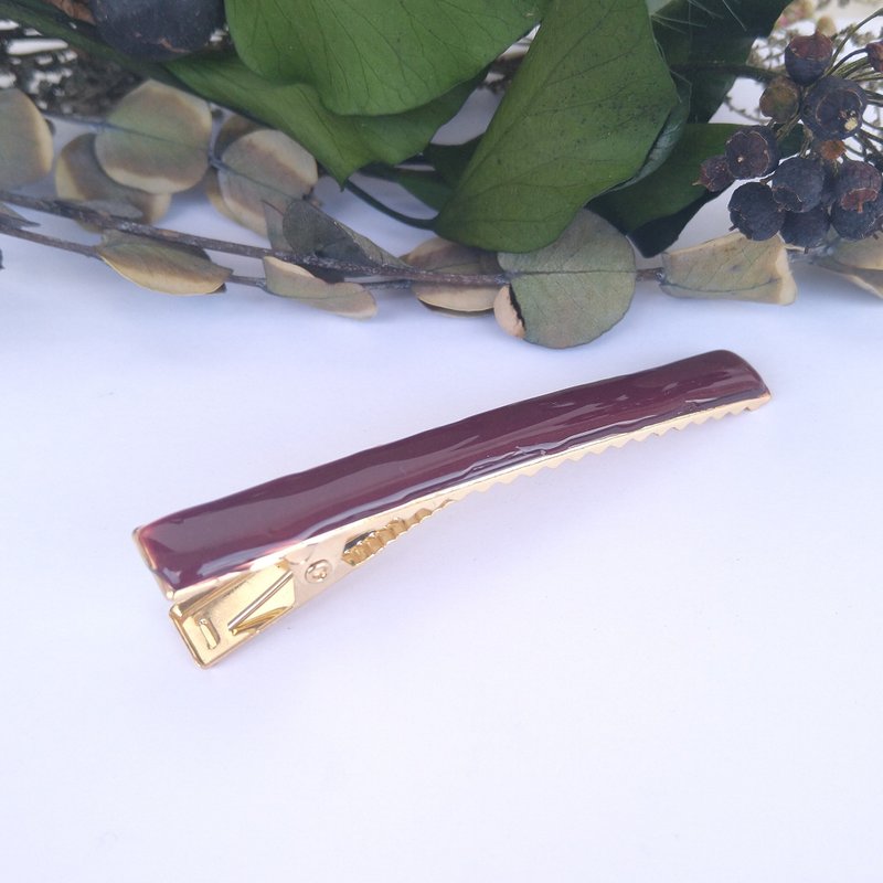 Stick bar crimson - Hair Accessories - Other Metals Red