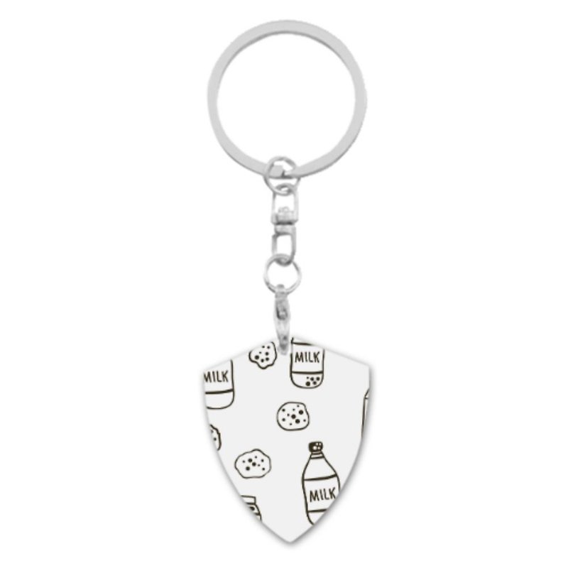 Shield Shaped Keychain - ที่ห้อยกุญแจ - ไม้ 