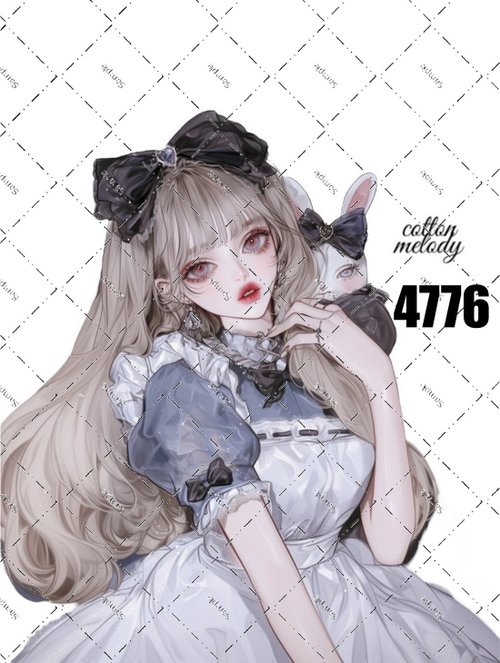 original sticker no.4776 人物ステッカー オリジナルステッカー