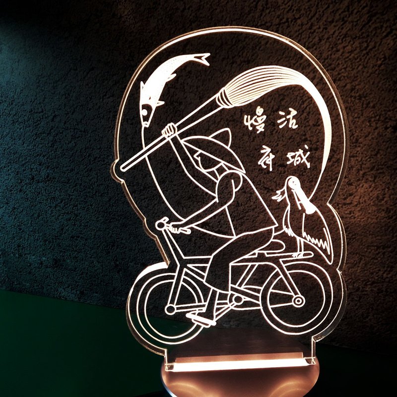 文創夜燈 - 慢活府城 台南特色 - 燈具/燈飾 - 壓克力 透明