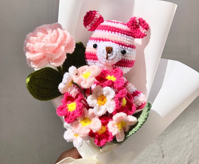 teddy bear flower bouquet