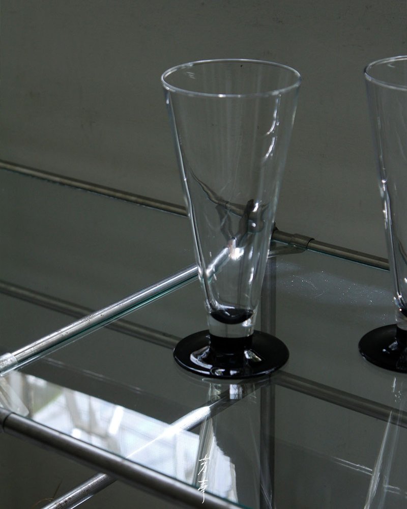 黑底聖代杯 - 酒杯/酒器 - 玻璃 