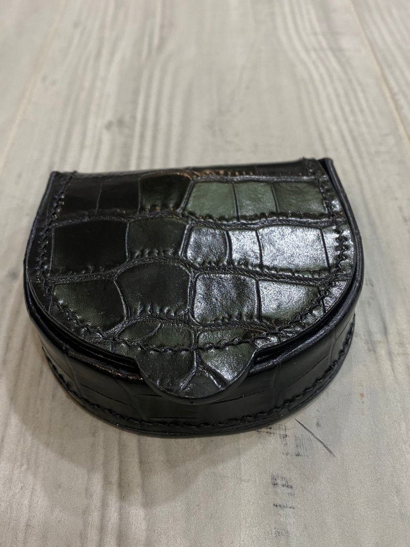 馬蹄型駒縫零錢包 類LV零錢包 (客訂商品) - 零錢包/小錢包 - 真皮 