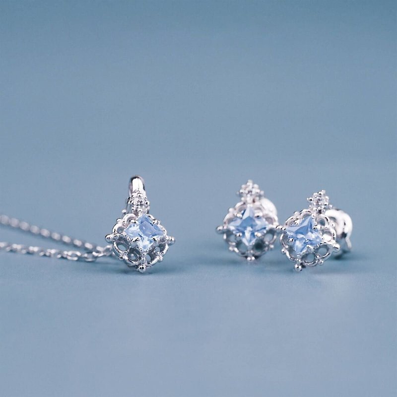 L'amour Royal Elegant Necklace (Silver) - สร้อยคอ - เงินแท้ 