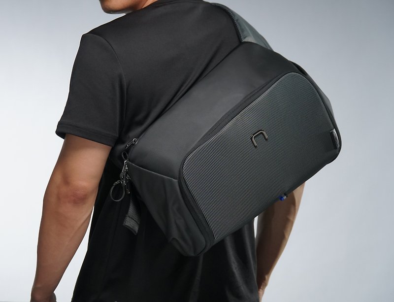 Decode Tech Sling Technology Shoulder Bag - Messenger Bags & Sling Bags - Waterproof Material Gray