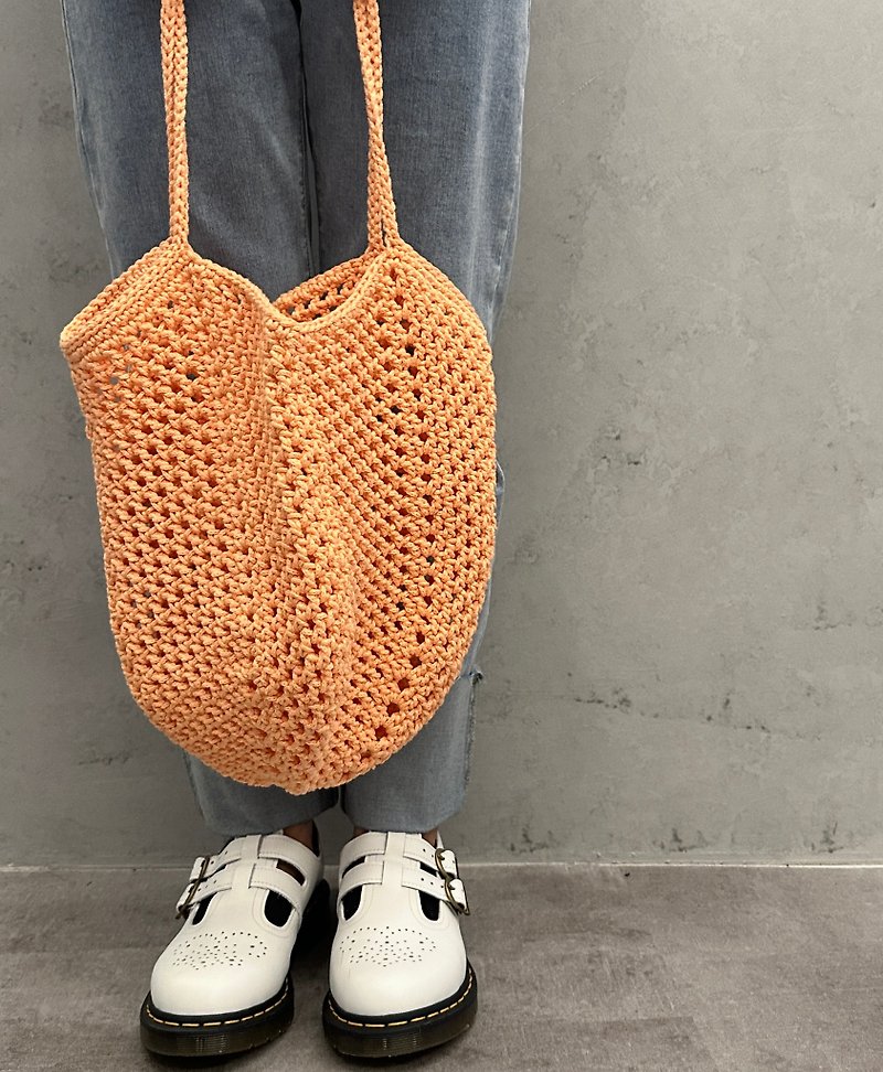 Classic Summer Mesh Bag* Crochet Shoulder Bag - Messenger Bags & Sling Bags - Cotton & Hemp 