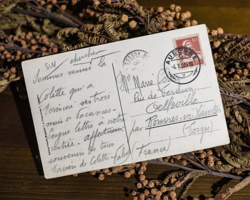 フランスの消印の古いはがき - ショップ no25de-antique はがき