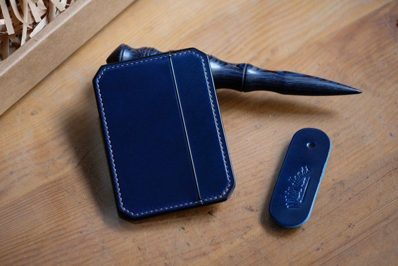 MILDY HANDS - Card Wallet D02 - 馬臀皮卡片夾 shell cordovan - 皮夾/長短夾/錢包 - 真皮 黑色