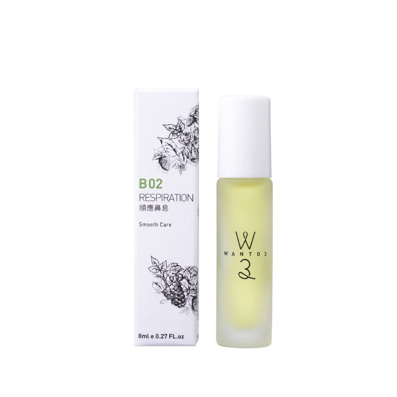 精油棒-B02順應鼻息 - 香氛/精油/擴香 - 玻璃 白色