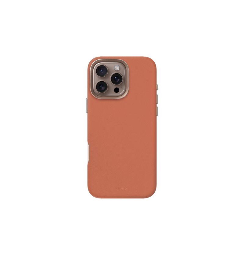 iPhone 16 Pro / 16 Pro Max Lyden Scratch-Resistant Leather Magnetic Phone Case-Vermilion - เคส/ซองมือถือ - วัสดุอื่นๆ สีแดง