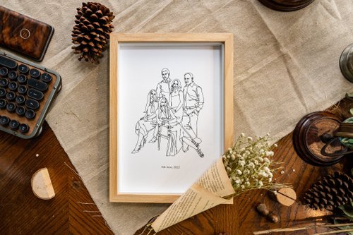 似顔絵オーダー　似顔絵　５枚 似顔絵イラスト #似顔絵オーダー #白黒 #モノトーン #芸能人