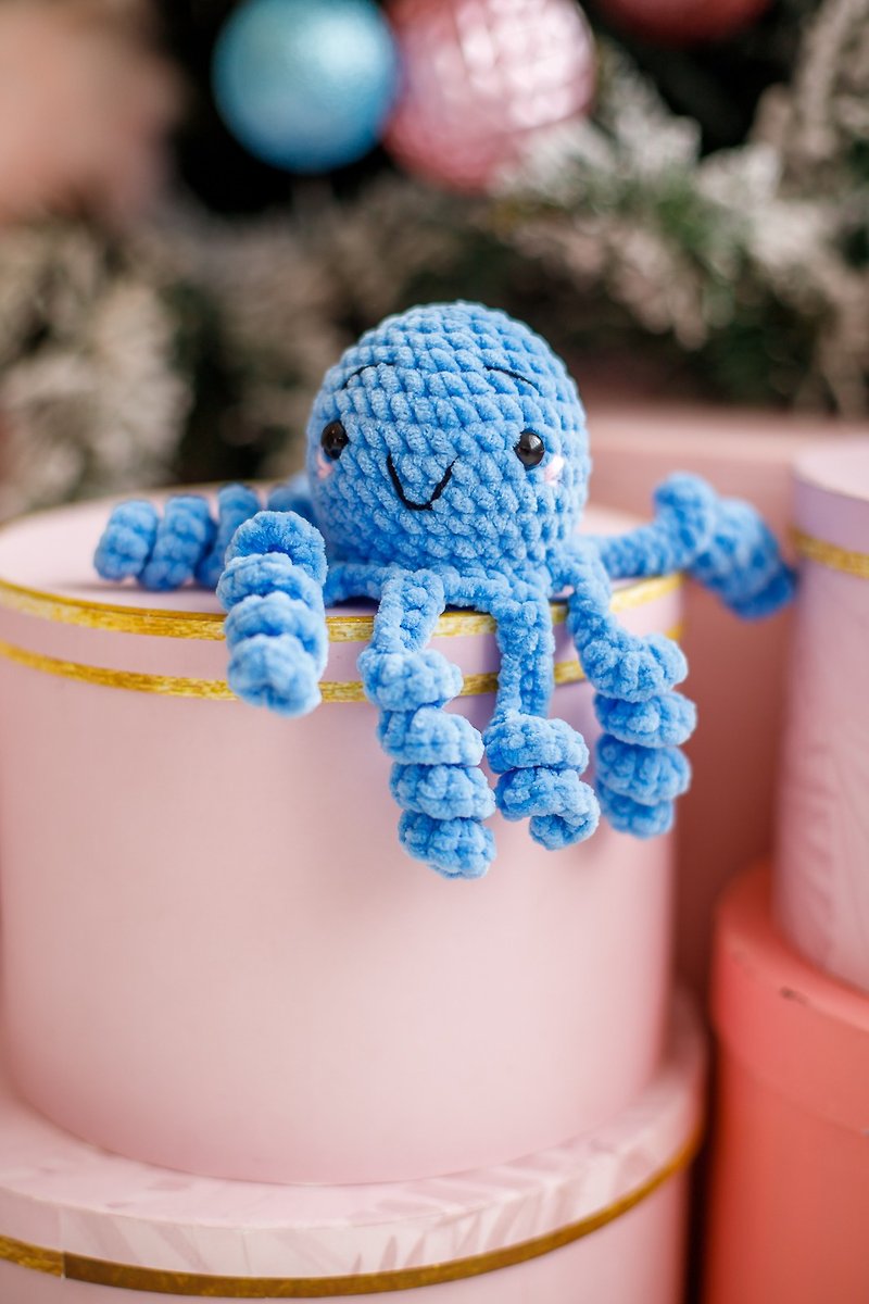 Octopus plush, crochet octopus, kawaii octopus, squishmallow octopus, octopus