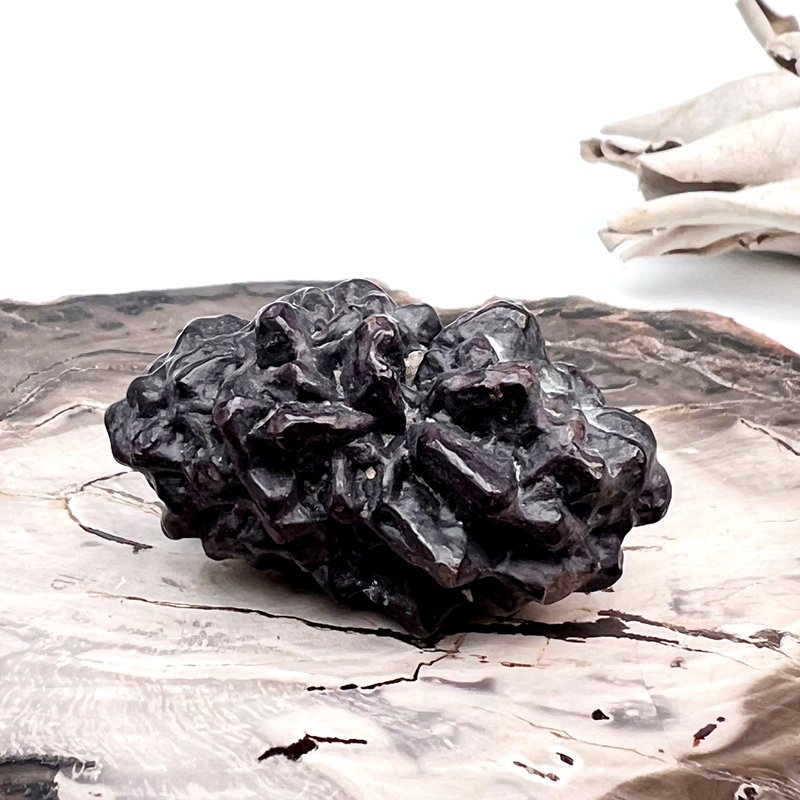 靜露。原礦  療癒 手握 淨化 冥想 l 埃及預言石 金剛石 礦標 l - 擺飾/家飾品 - 石頭 咖啡色